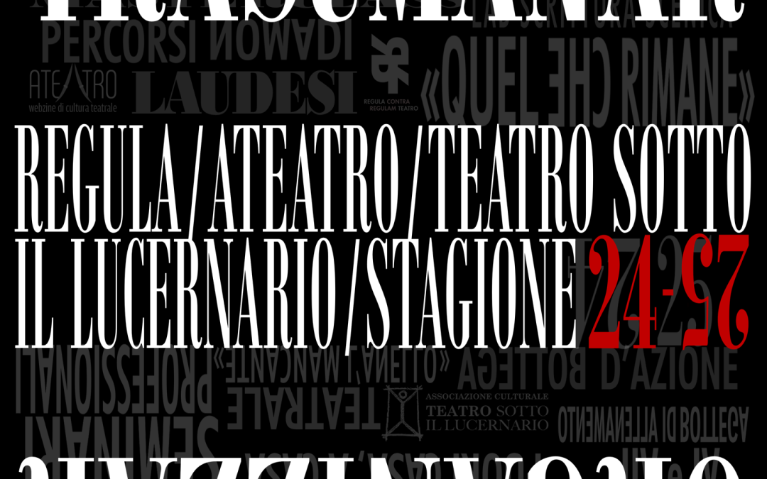 TRASUMANAR E ORGANIZZAR